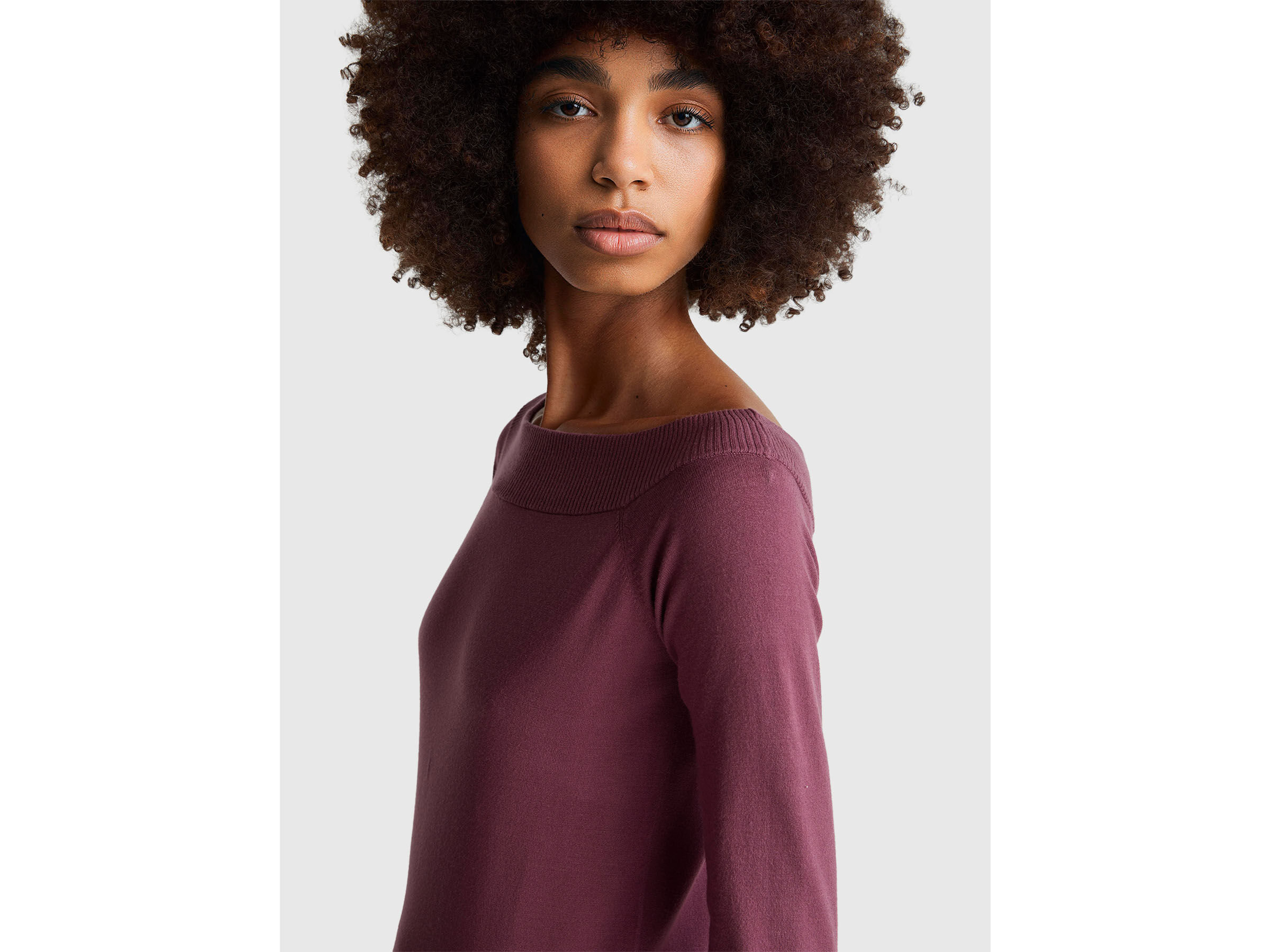 BOAT-NECK SWEAT.L/S Women image number 4